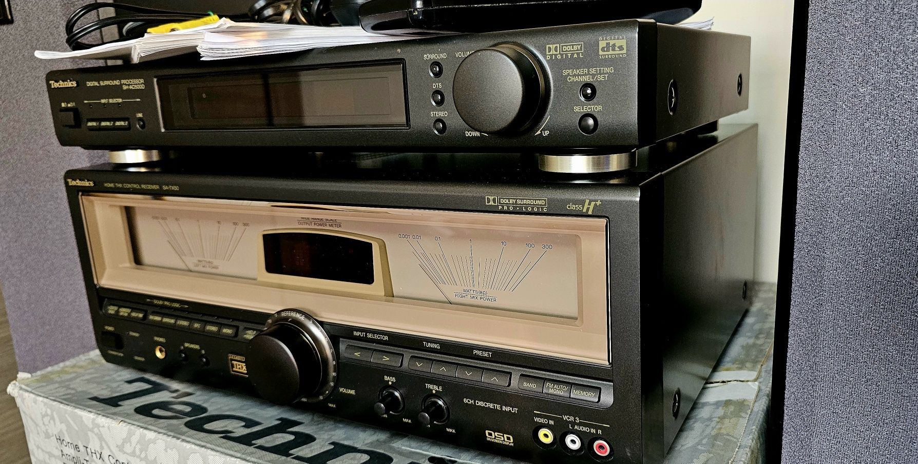 Technics-flagowy zestaw kina domowego SA-TX50, SH-AC500D, 5.2 bdb stan