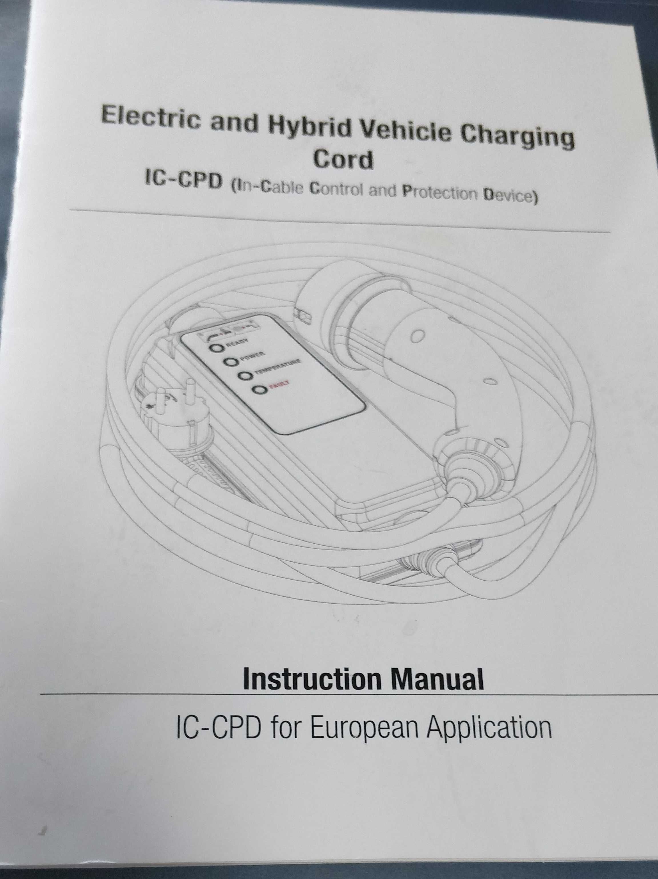 Carregador modo 2 flexicharger , para carros eléctricos e híbridos