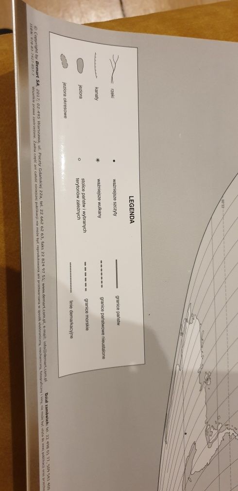 MAPA ŚWIATA dwustronna