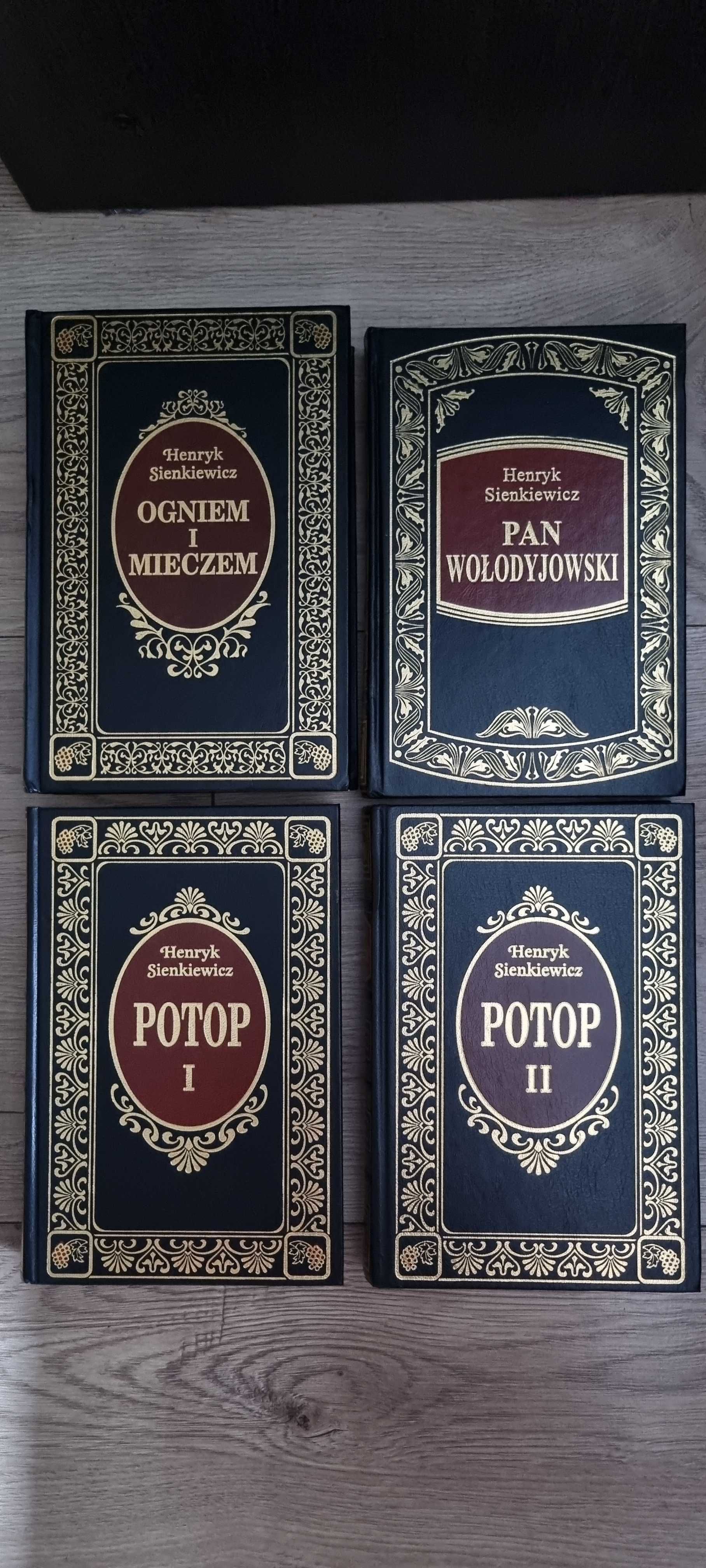 Trylogia oraz Krzyżacy H. Sienkiewicz - Ex Libris - stan bardzo dobry