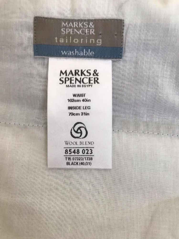 Marks and spencer garnitur wełniany