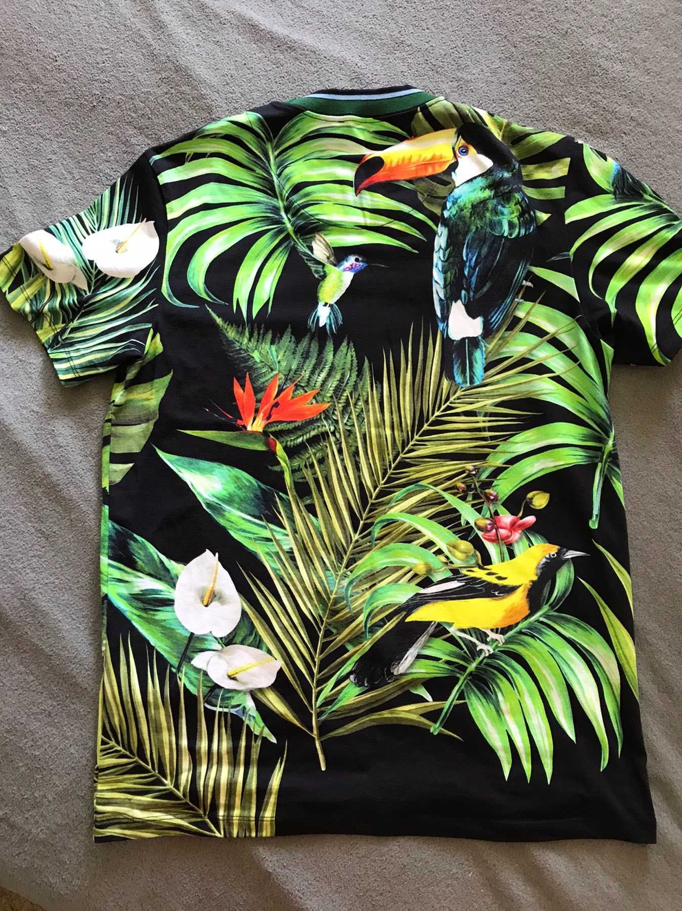 Мужская футболка Dolce & Gabbana Birds of Paradise , размер M