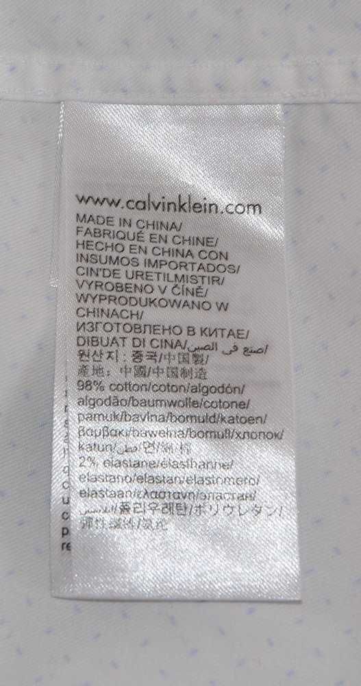 Calvin Klein Slim Fit elegancka koszula _ L