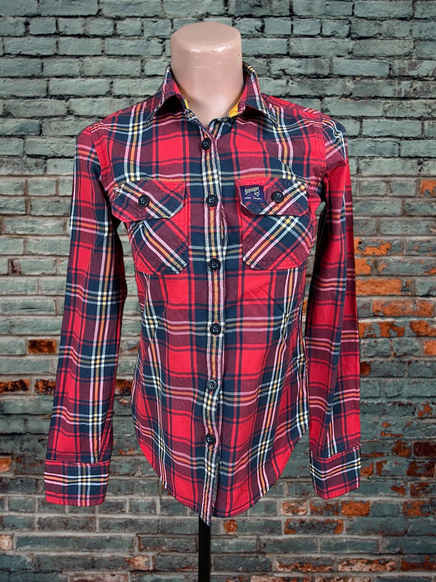 Superdry Classic Shirt Lumberjack Twill roz. XS damska koszula