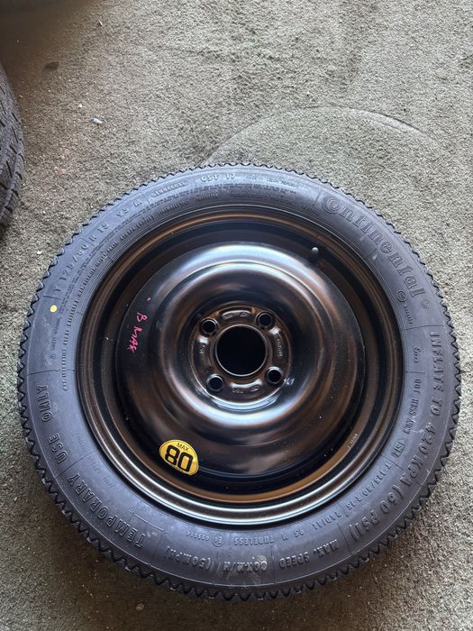 4x108 63,4 4J15 ET40 FORD FIESTA B-Max koło zapasowe 125/80R15