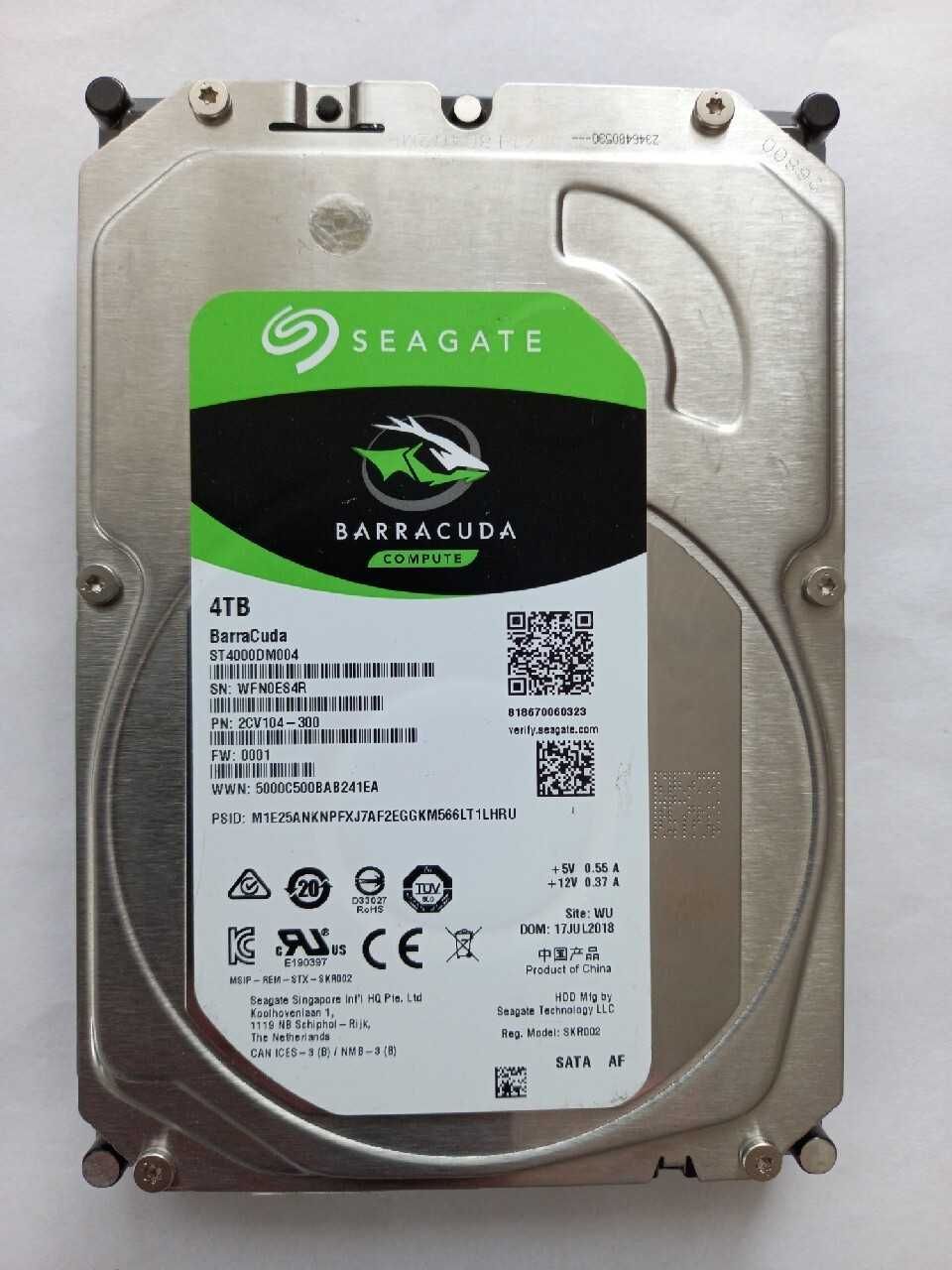 Dysk 4TB Seagate Barracuda ST4000DM004 SATA mało używany