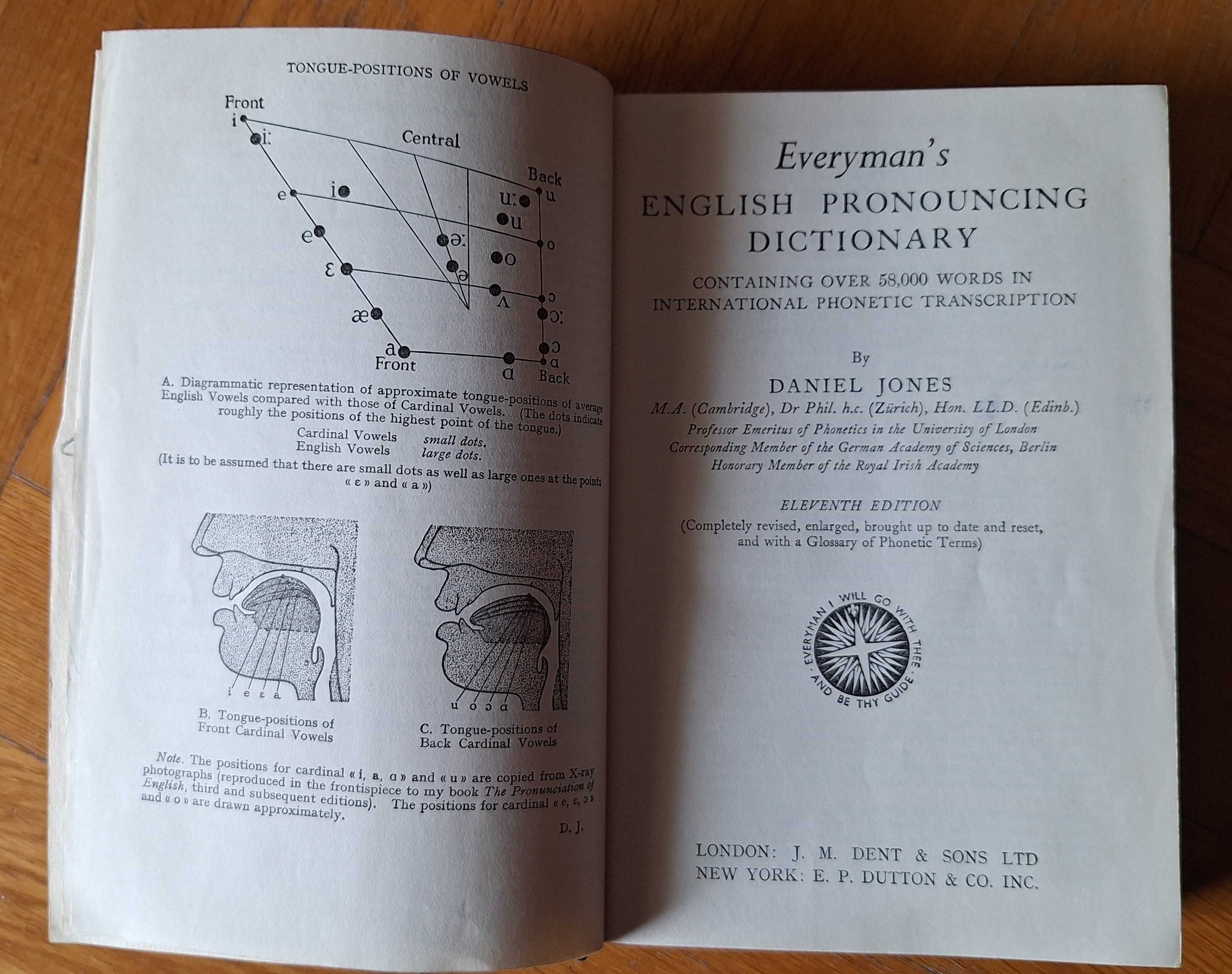 Dicionário de pronúncia inglesa