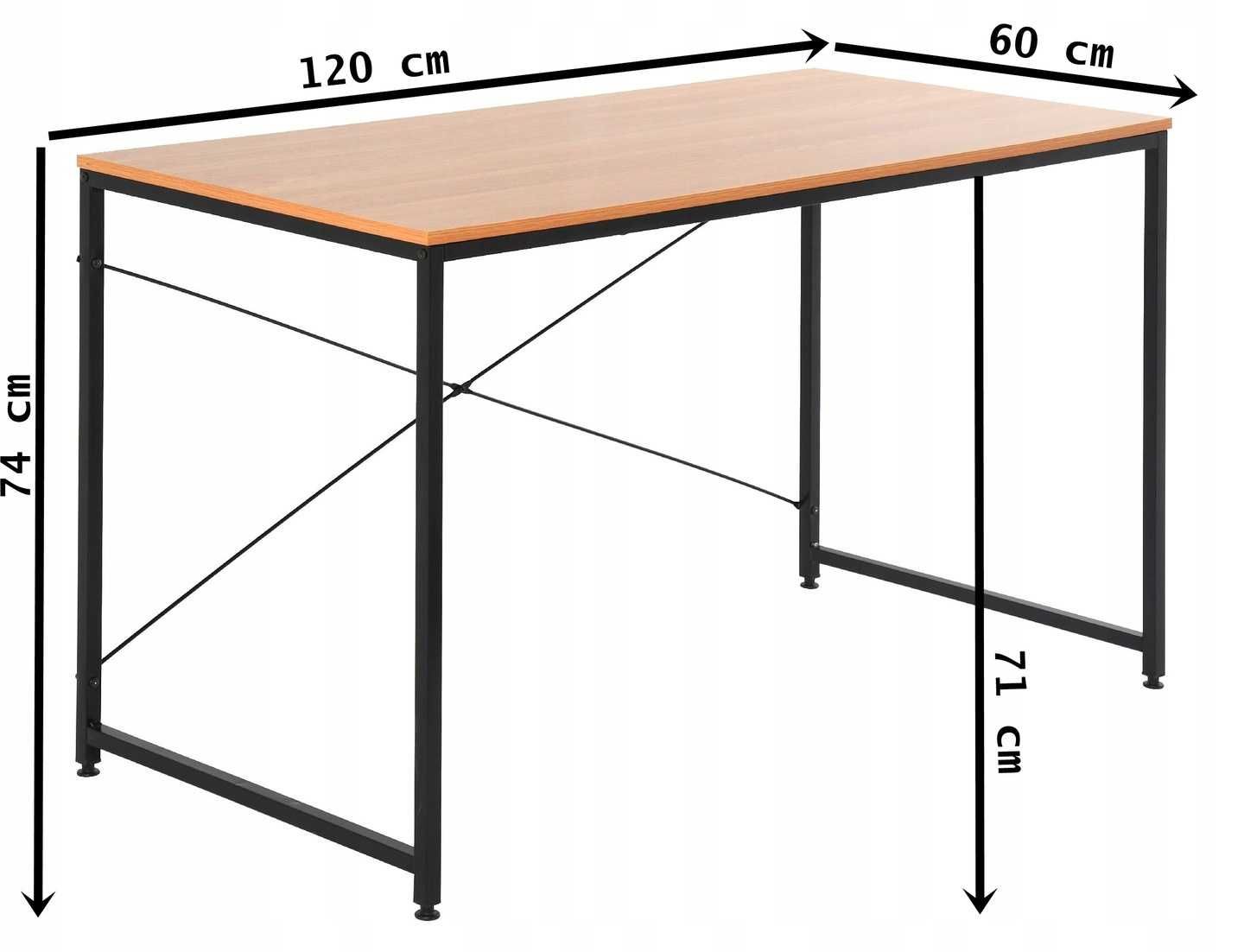 Biurko nowoczesne LOFT gamingowe 2 rodzaje