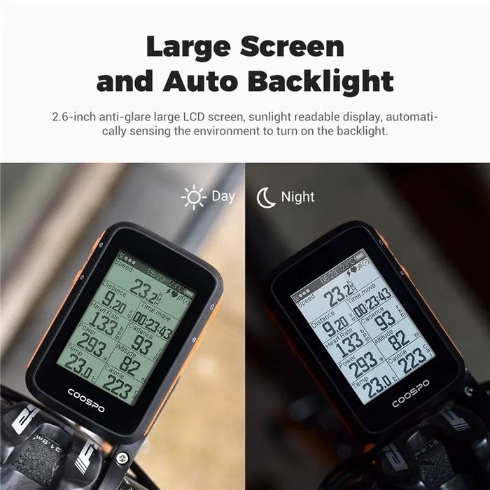 Велокомпьютер Coospo BC200 GPS модель 2025