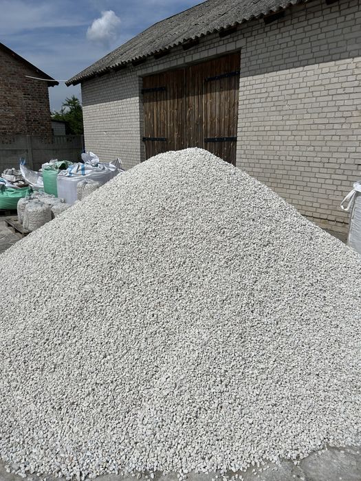 BIAŁA MARIANNA 8-16, 16-32 Kamień do Ogrodu Śnieżnobiały Grys Opaska