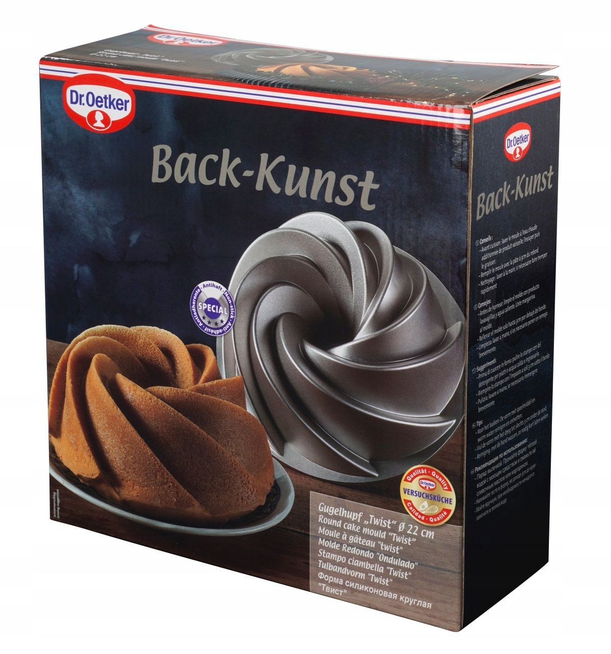 Okrągła Forma Do Ciast/Babek 'Twist' Śr. 22Cm Dr. Oetker