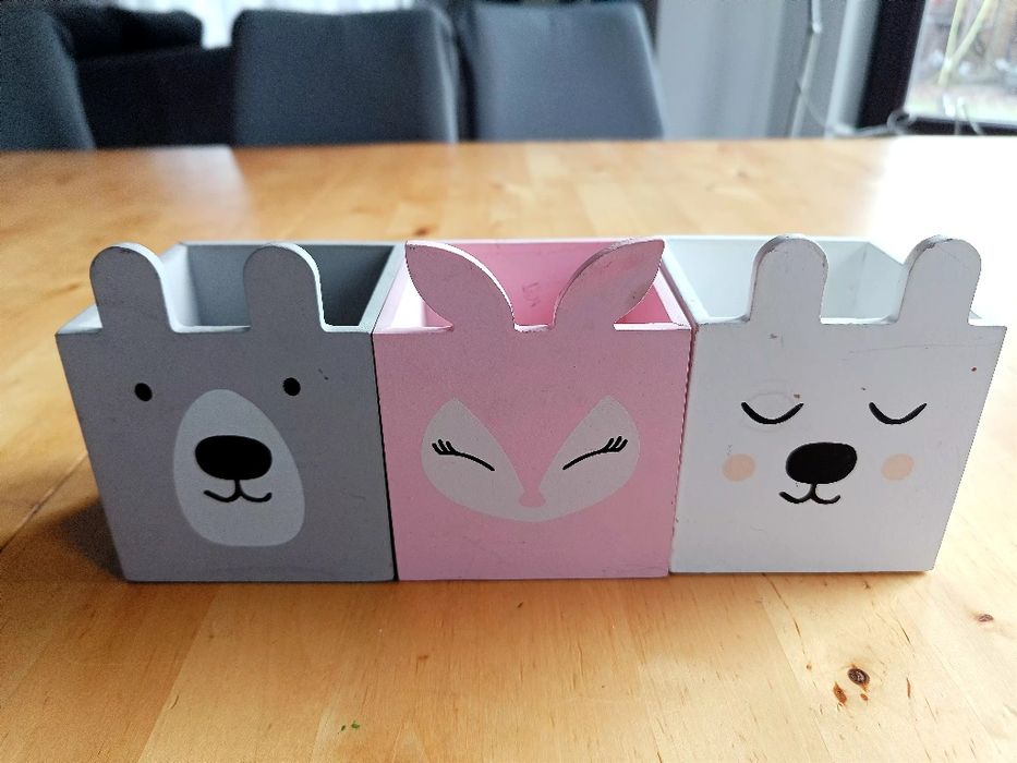 Organizery na dziecięce biurko 3 szt.