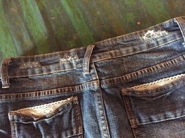 TELLY Weijl Spódnica Jeans Mini Granat 38_SUPER
