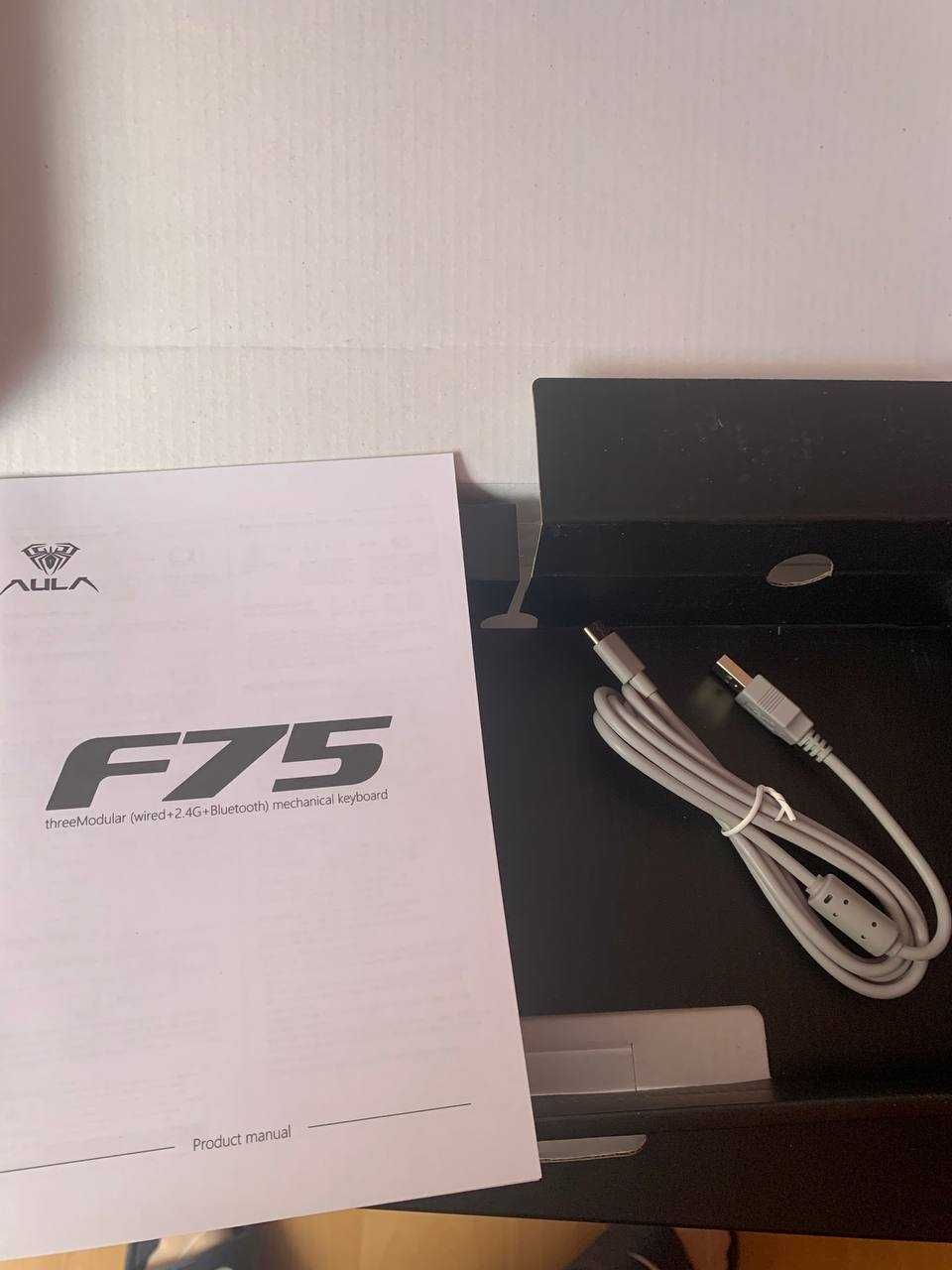 AULA F75 bezprzewodowa klawiatura mechaniczna