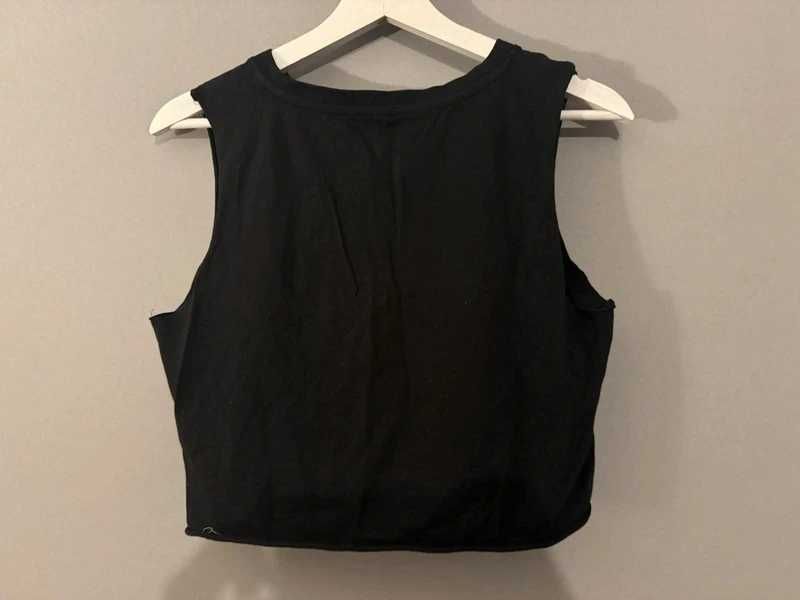 Czarny crop top/Używana