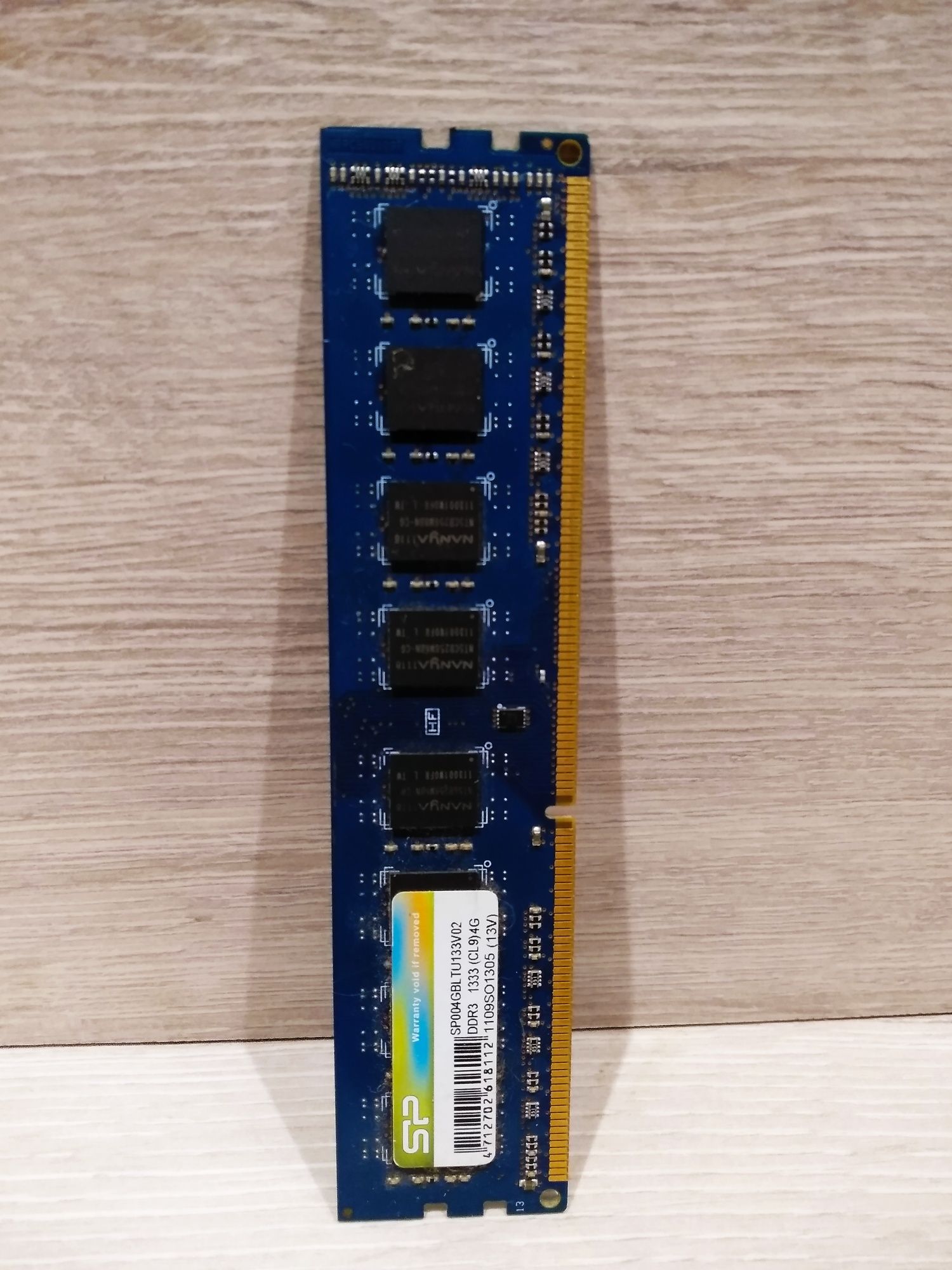 Память для ПК SILICON POWER DDR3 1333 4GB (SP004GBLTU133V02)