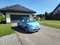 Fiat 500 Fiat 500 Lounge Błękitny 1,2 69KM FVAT 23% 58kkm bezwypadkowy 2x opony