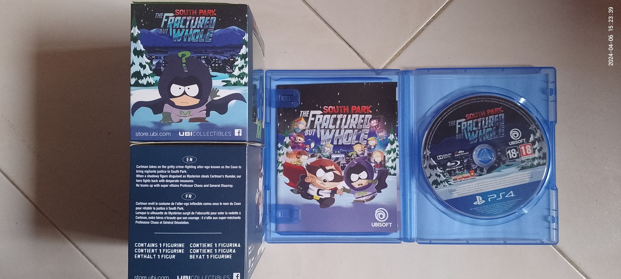 Jogos PS4, PS3, South Park figuras originais mint