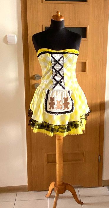 Strój przebranie bal karnawałowy Złotowłosa roz.S