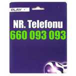 Play numer tel. -Złoty-Platyna