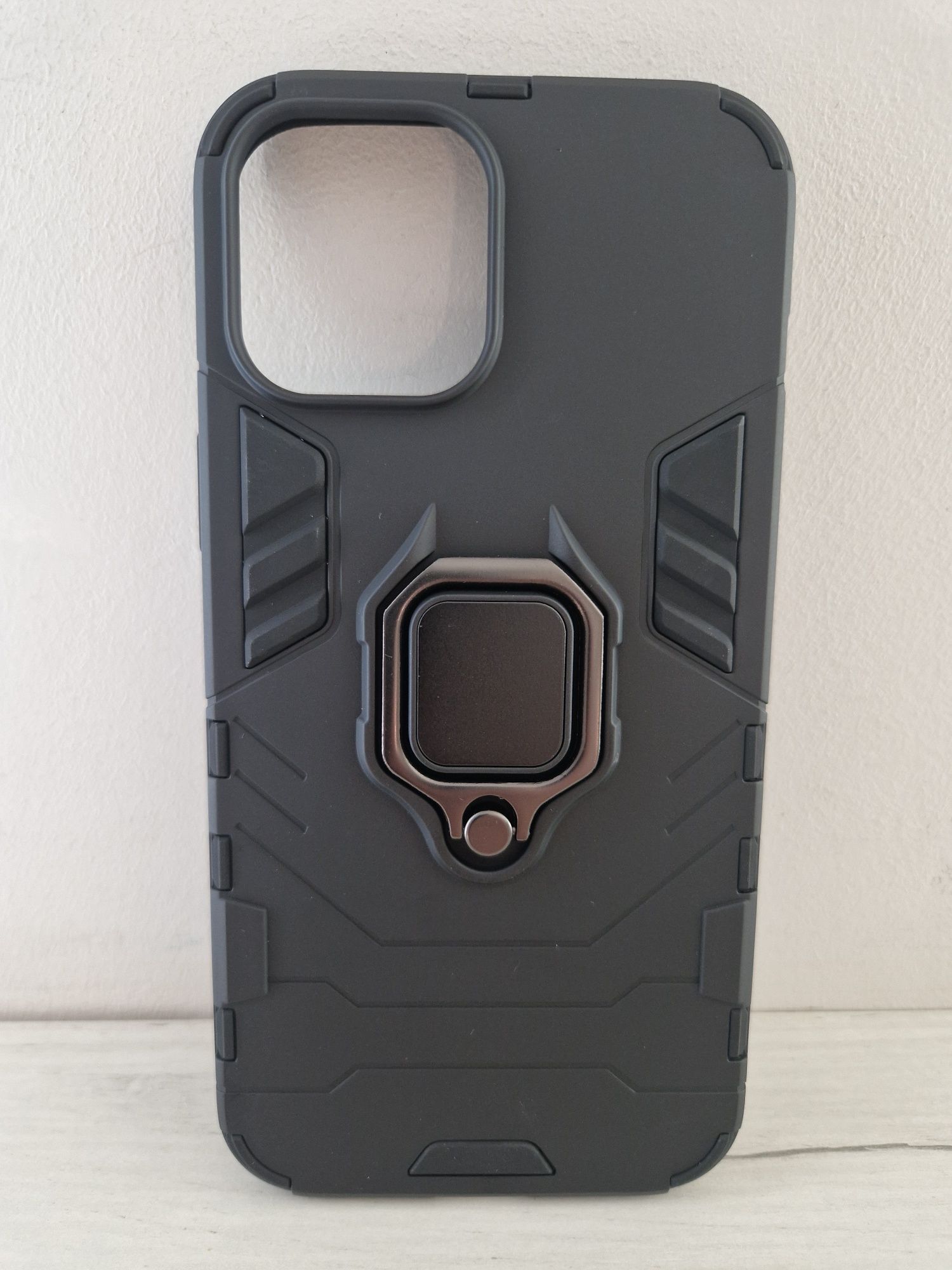 Ring Armor Case do Iphone 13 Czarny Pancerne
