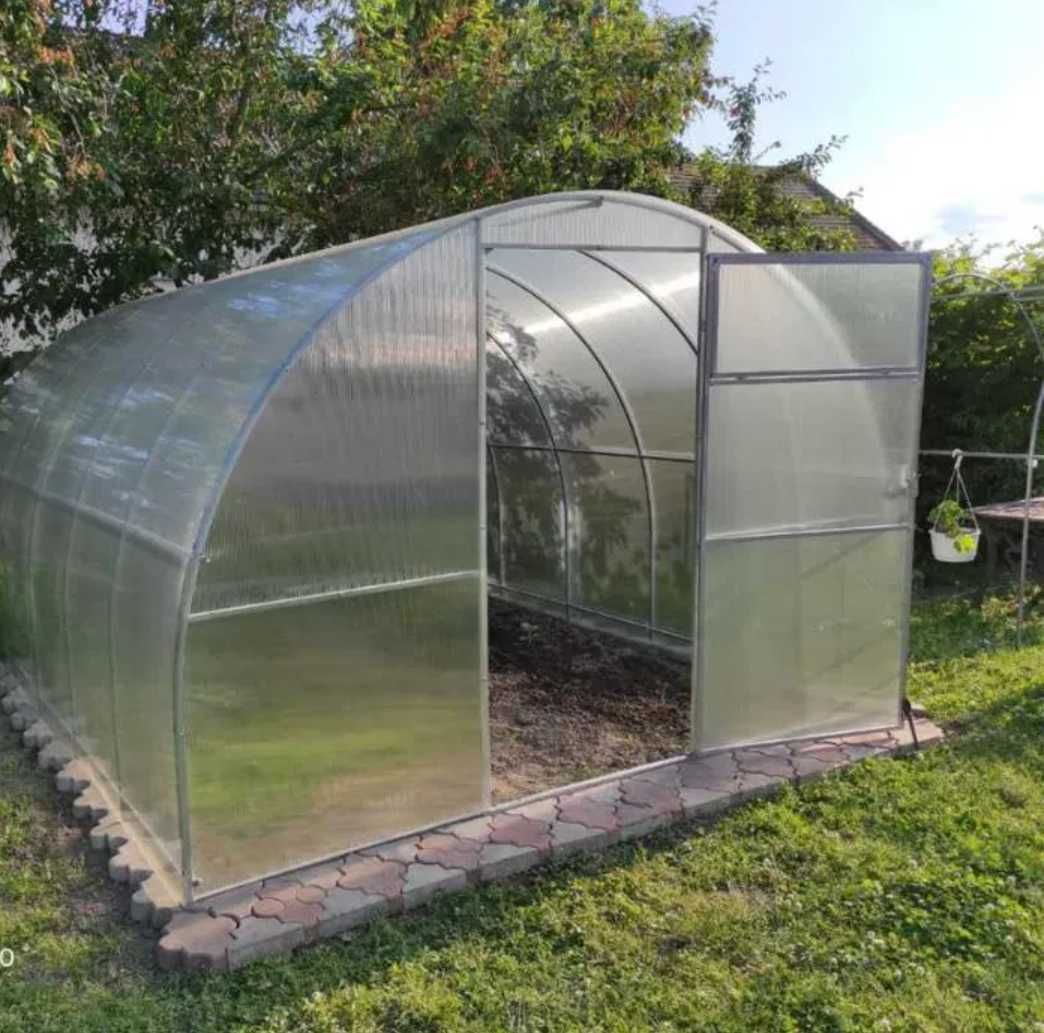 Szklarnia Tunel ogrodowy 3x4 3x6 3x8 profil 20x20mm poliwęglan 4 / 6mm
