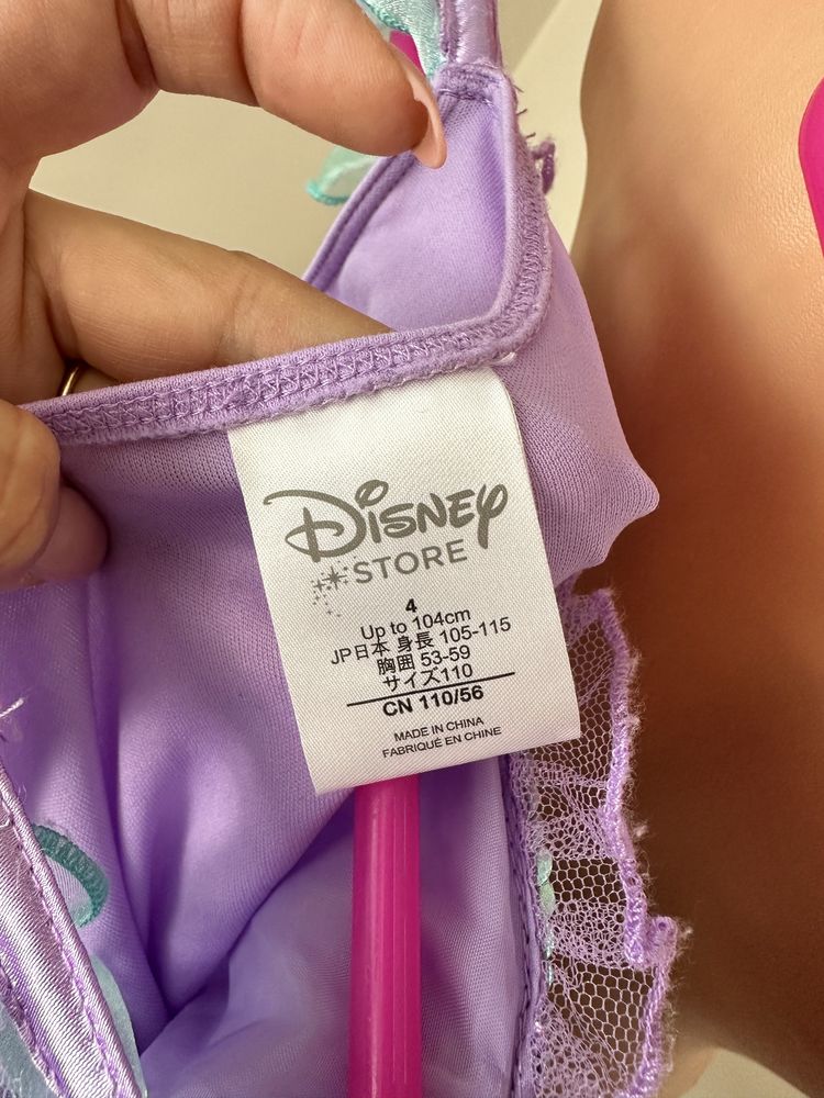 Strój przebranie na bal przebierańców Anielka Syrenka Disney 104 cm