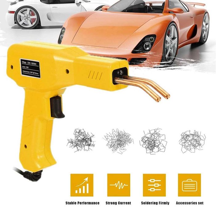 *NOVA* Máquina de soldar plásticos profissional +200 Grampos