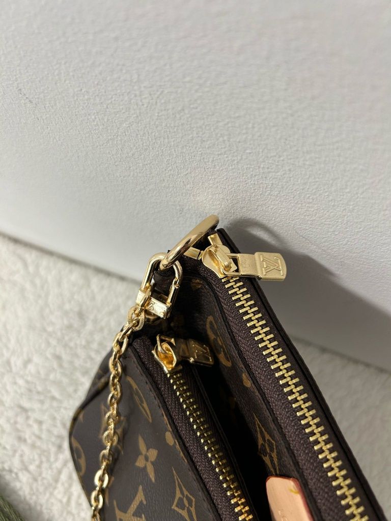 Torebka listonoszka skórzana Louis Vuitton Multi Pochette Premium