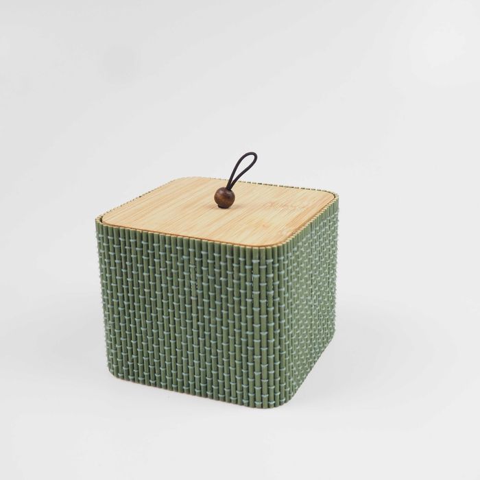 pojemnik pudełko szkatułka bambus etno boho Pepco