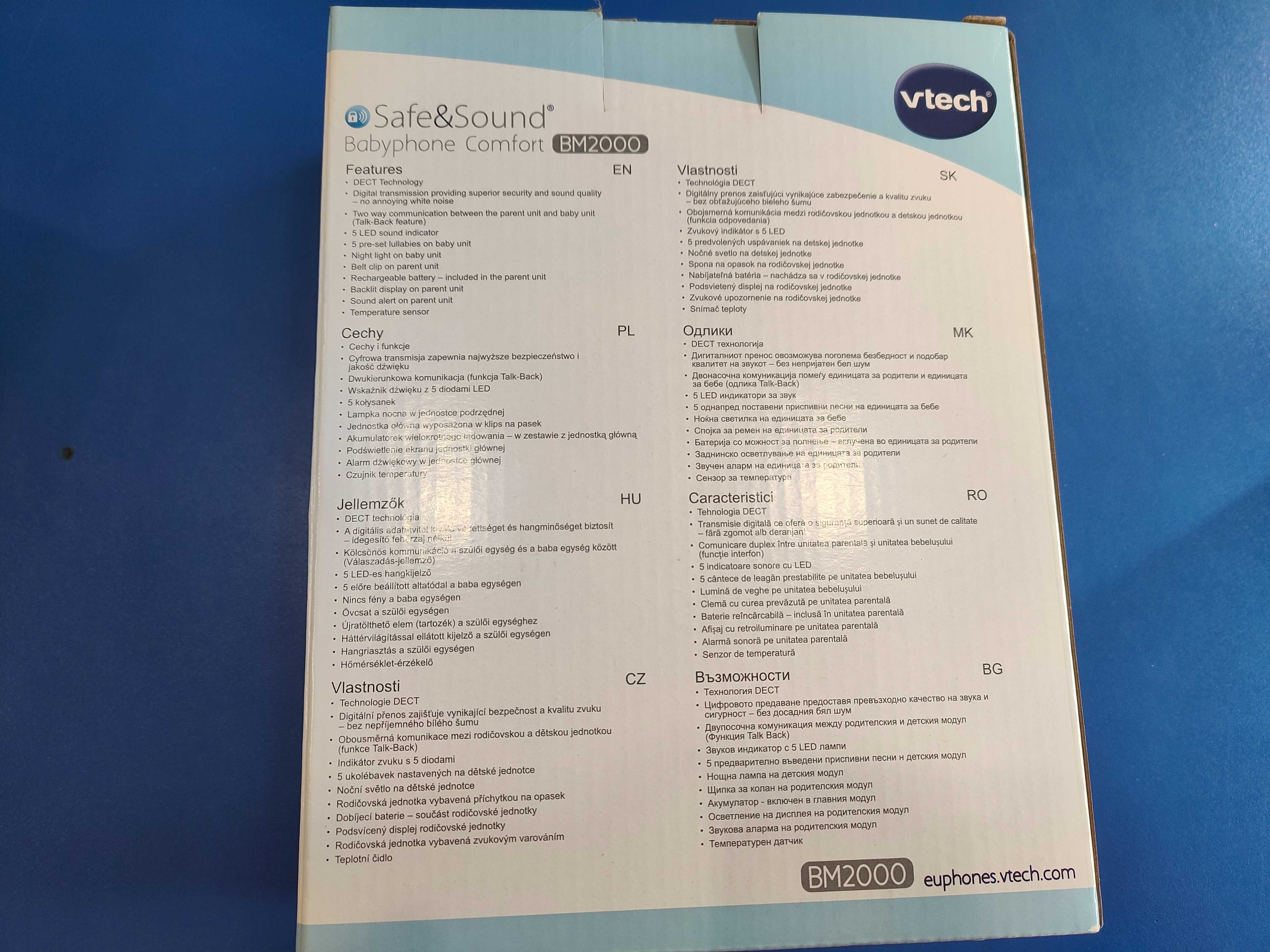 VTech Cyfrowa Niania Elektroniczna BM2000 VTE/BM2000