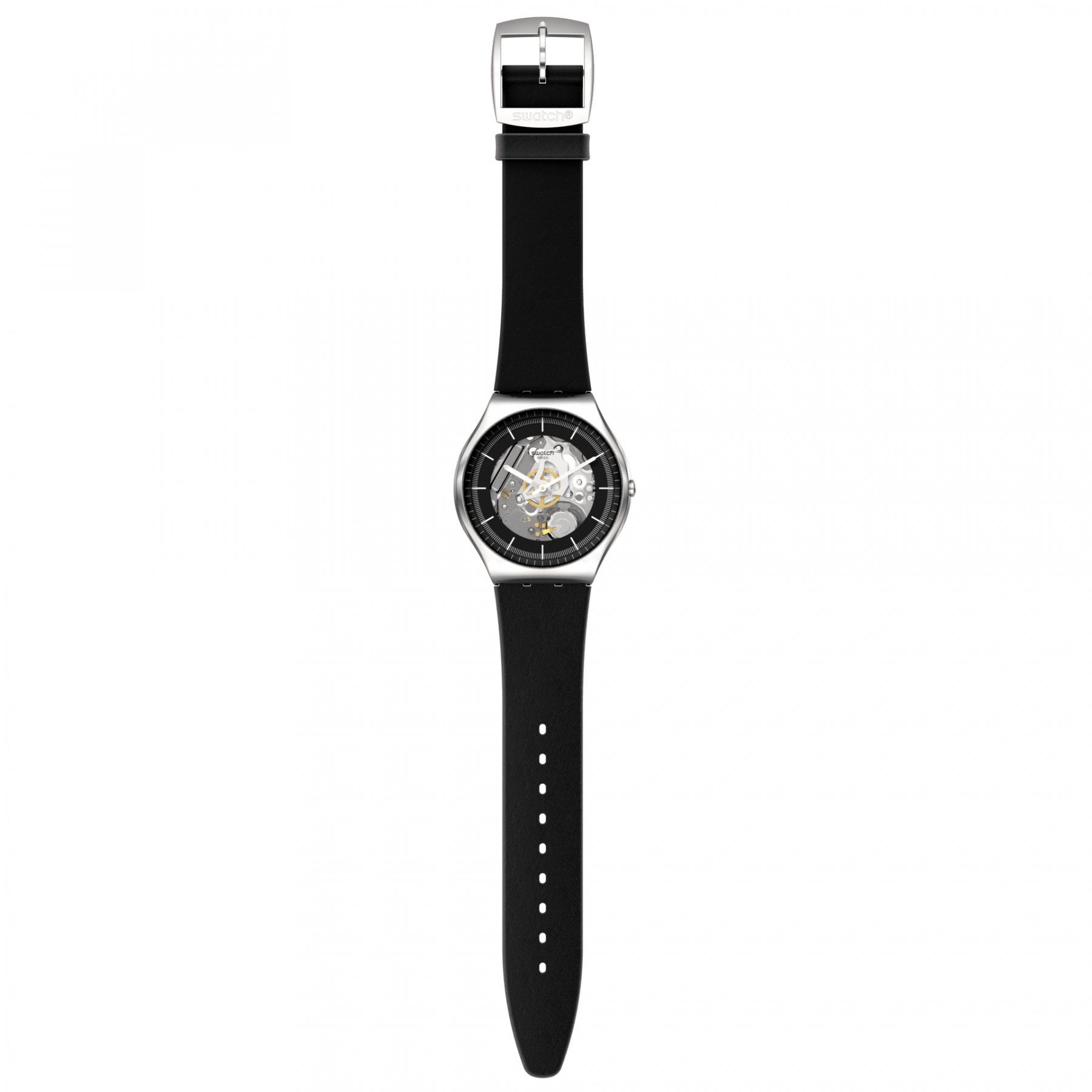 SWATCH BLACK SKELETON SS07S115 унісекс, водонепроникні