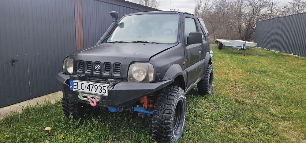 Suzuki Jimny 4x4 offroad 1.6 100KM lift, wyciągarka, zderzaki