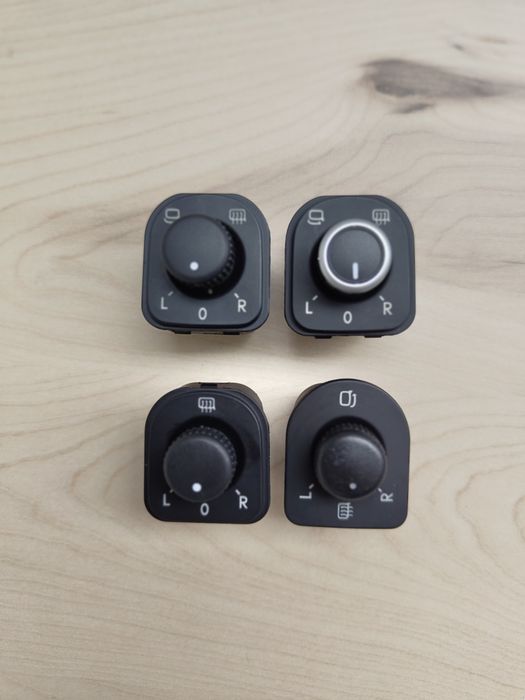 Botão comando espelhos VW Golf Passat Skoda Beetle Seat Audi Polo