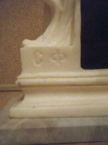 Zegar kominkowy antyk alabaster