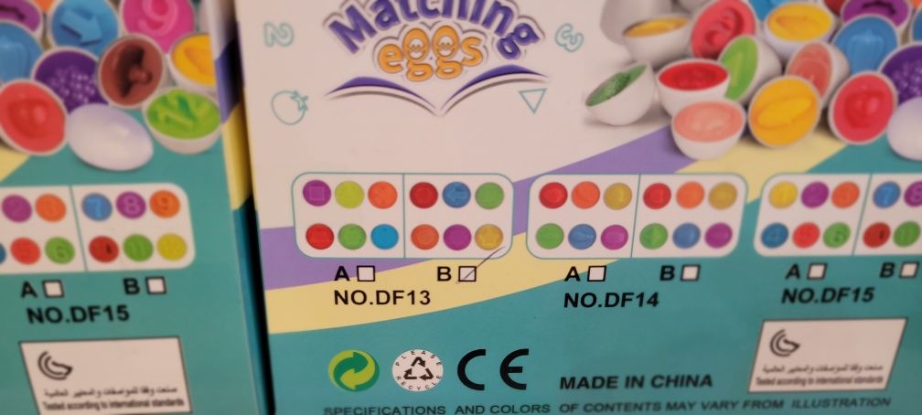 Яйца монтессори  6шт, 12 шт, фигуры, цифры