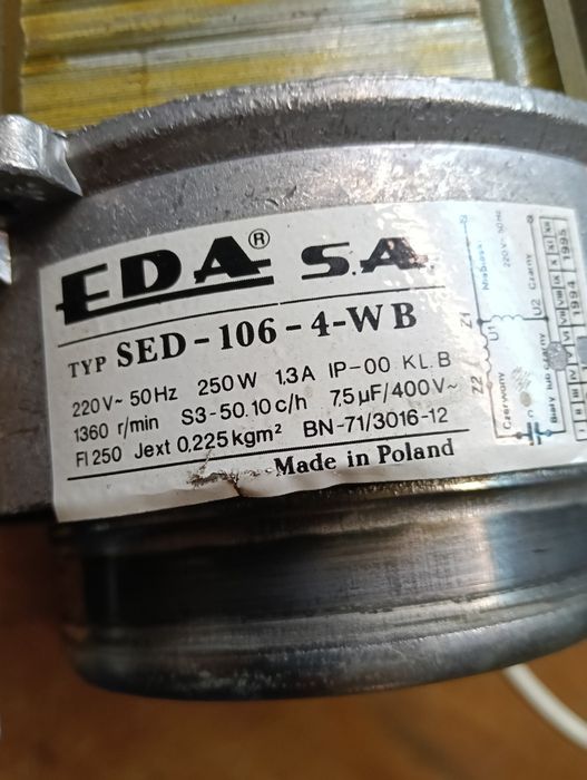 Silnik od wirówki Światowid.