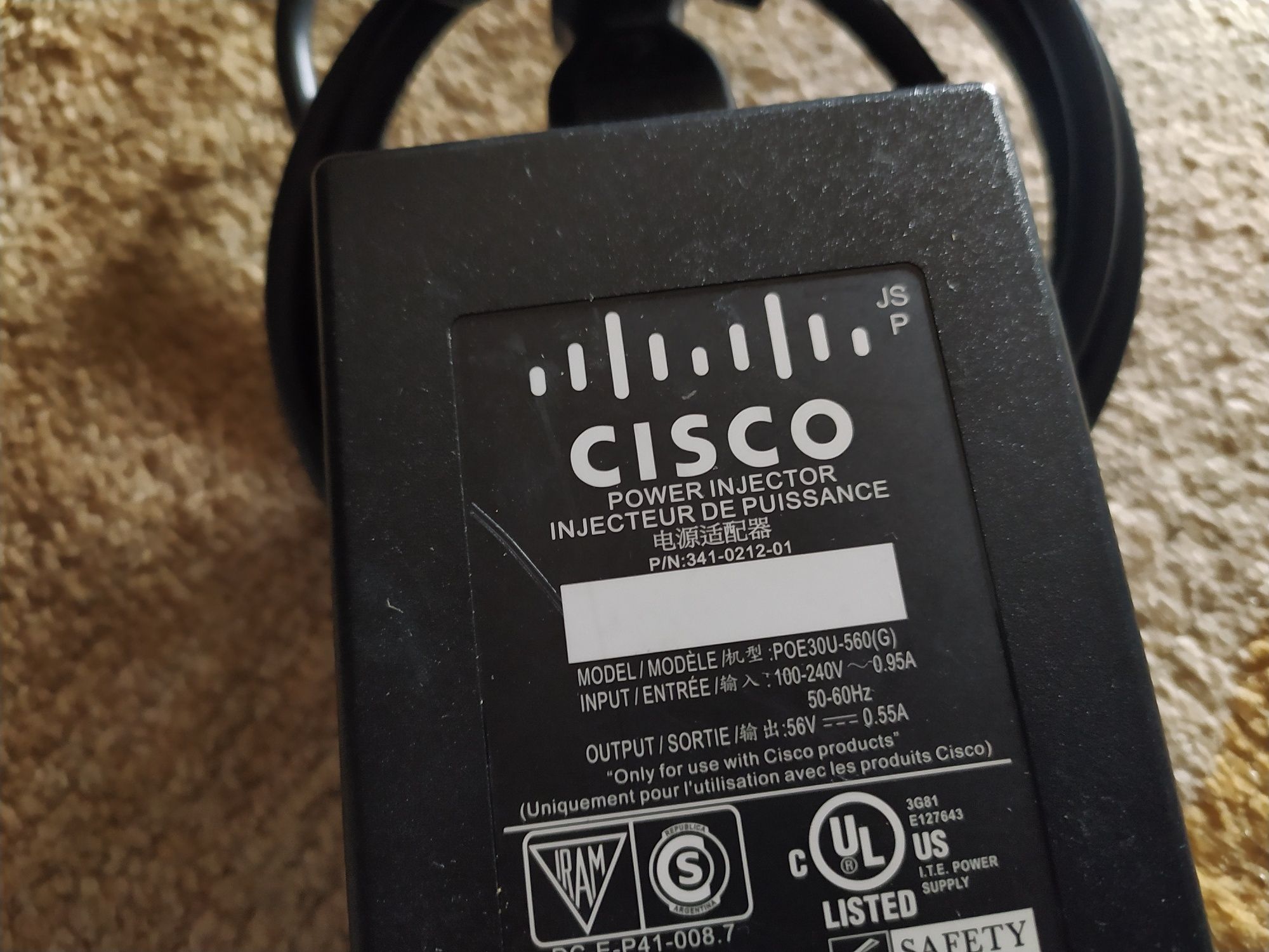 Power injector Poe Cisco