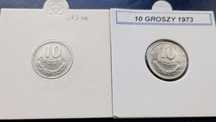 Stare monety 10 groszy 1973 bzm PRL rarytas