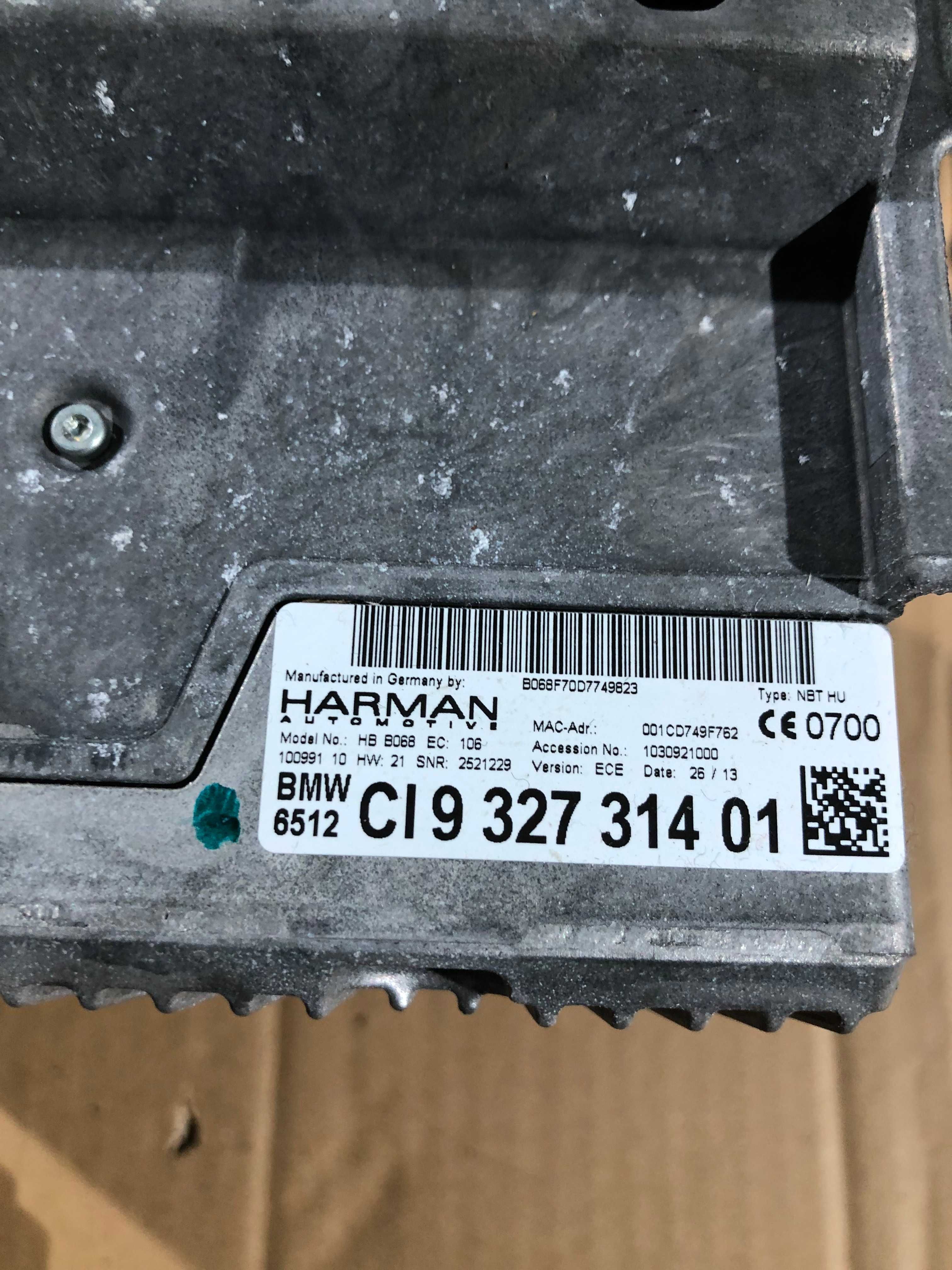 radio nawigacja czytnik nbt bmw f07 f10 f11 f15 f20 f30