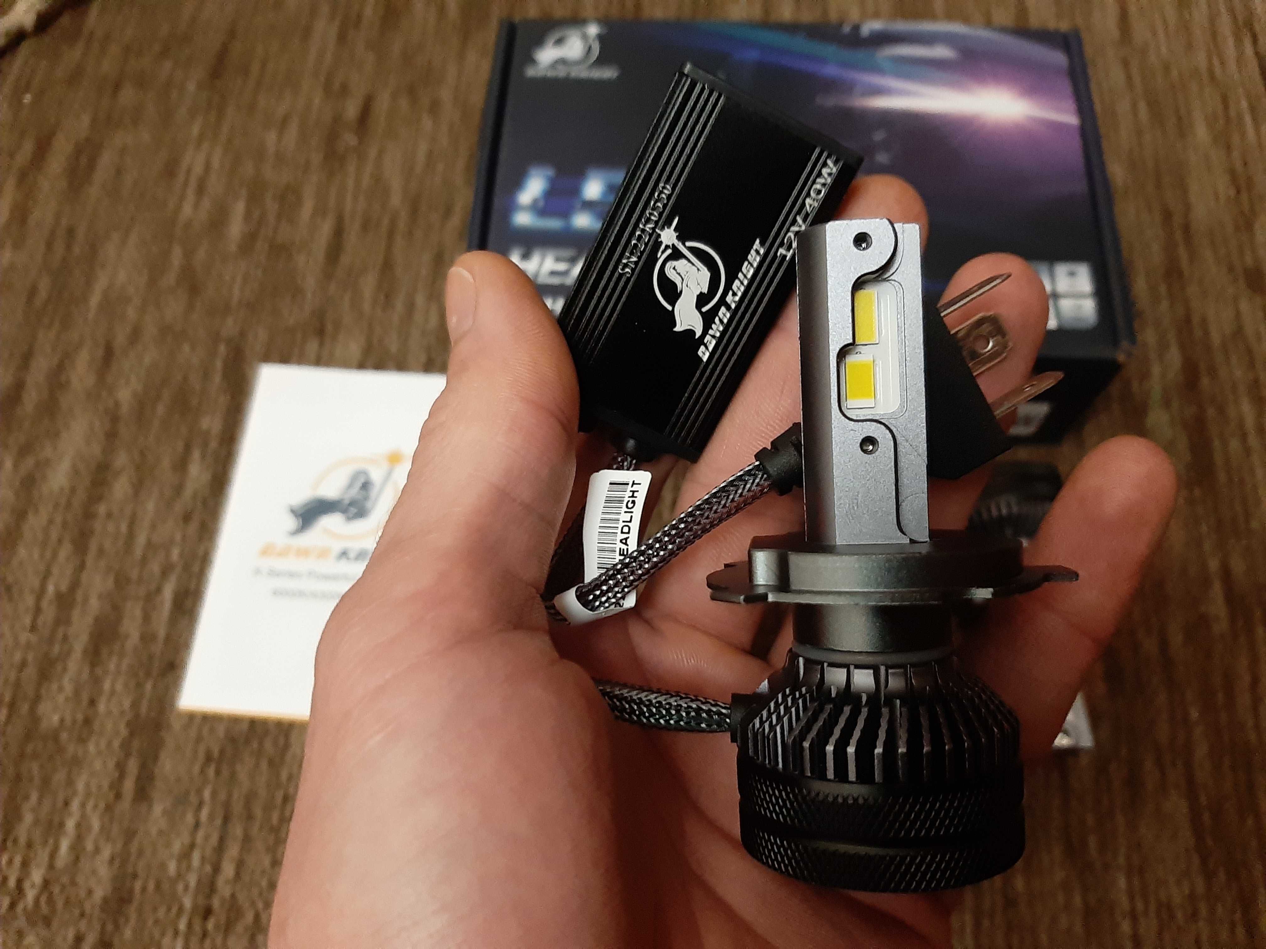 Продам качественные LED лампы K5C 40W K6C 4300K цоколь H4 dawnknight