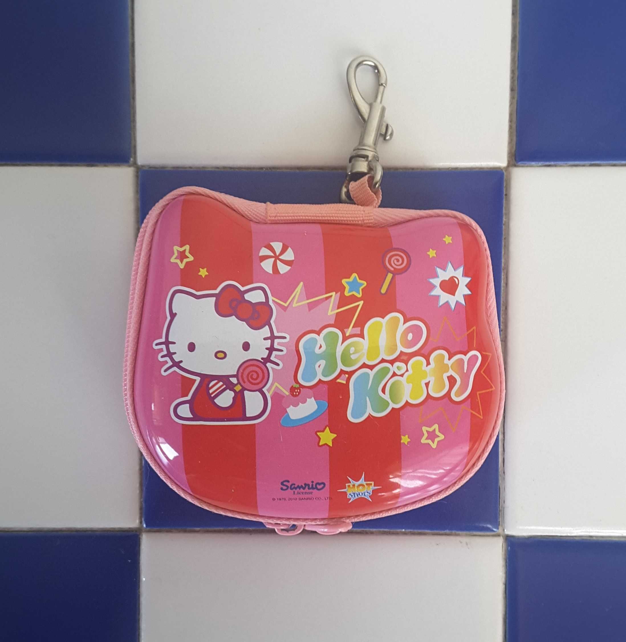 Porta-moedas/Bolsinha Metálica Hello Kitty