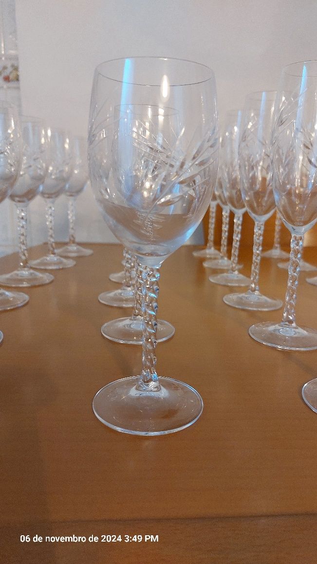 Copos de cristal