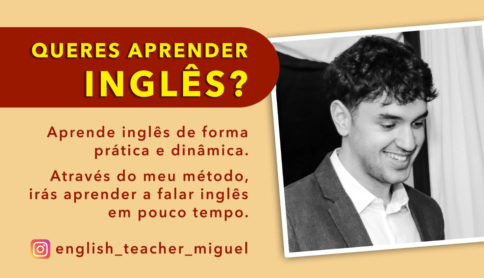Aulas de inglês/15 euros por hora