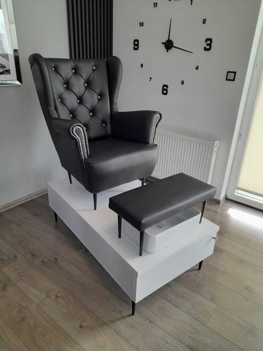 Podest do pedicure z fotelem i podnóżkiem Nowy Promocja Wysyłka 48 h