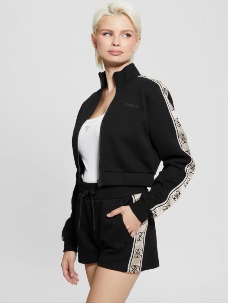 Нова кофта світшот Guess Гесс вкорочена чорна XS оригінал