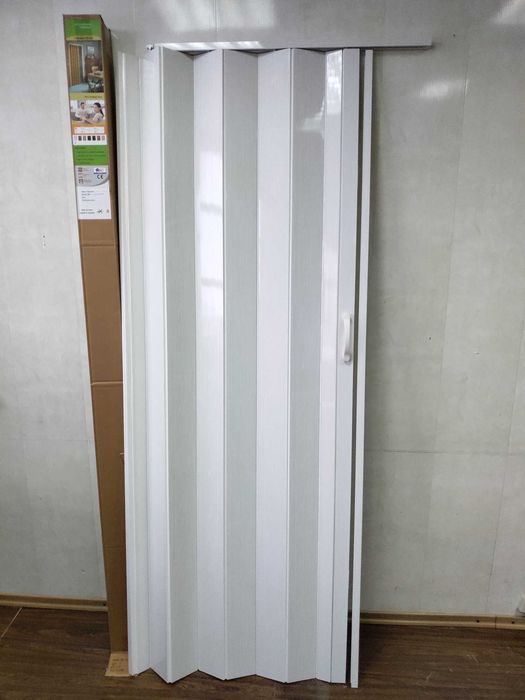 Двері розсувні гармошка ПВХ різні моделі та кольори