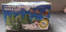 Sople lampki choinkowe 300 led 11 m