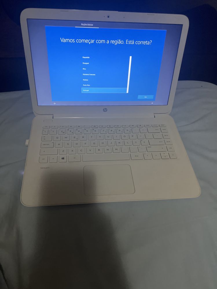 Pc/computador portatil hp branco