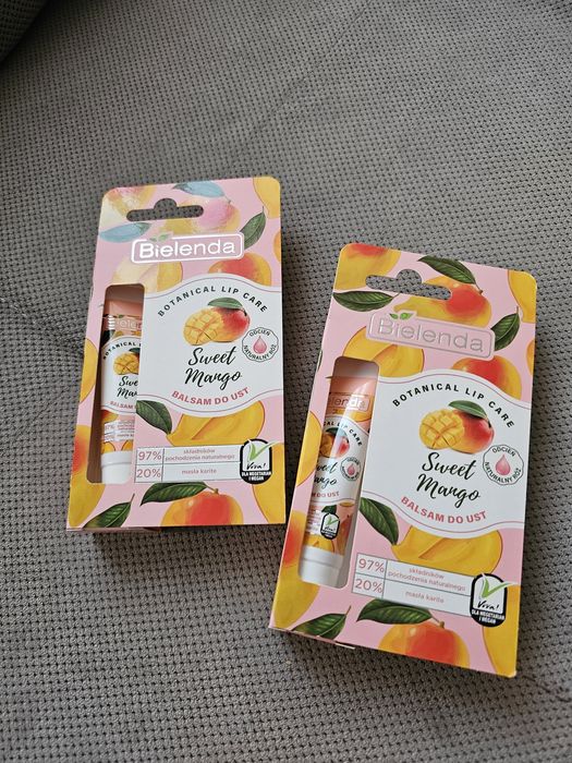2x Bielenda Sweet Mango pomadka ochronna, balsam maska do ust, 10g
